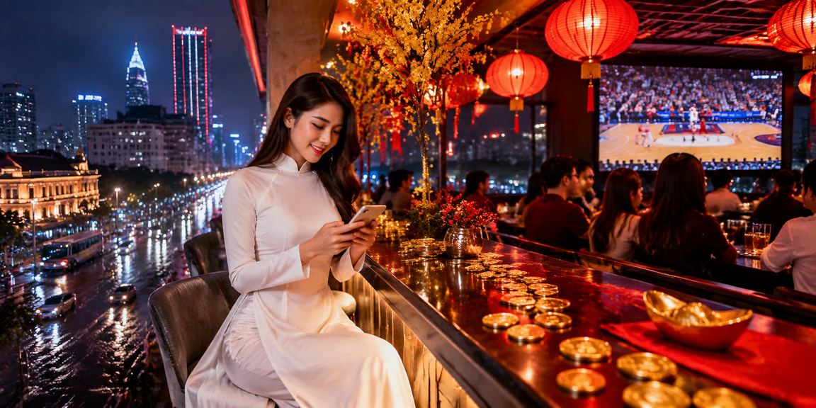Người dùng Hồ Chí Minh đặt cược bóng rổ qua ứng dụng di động 799bet