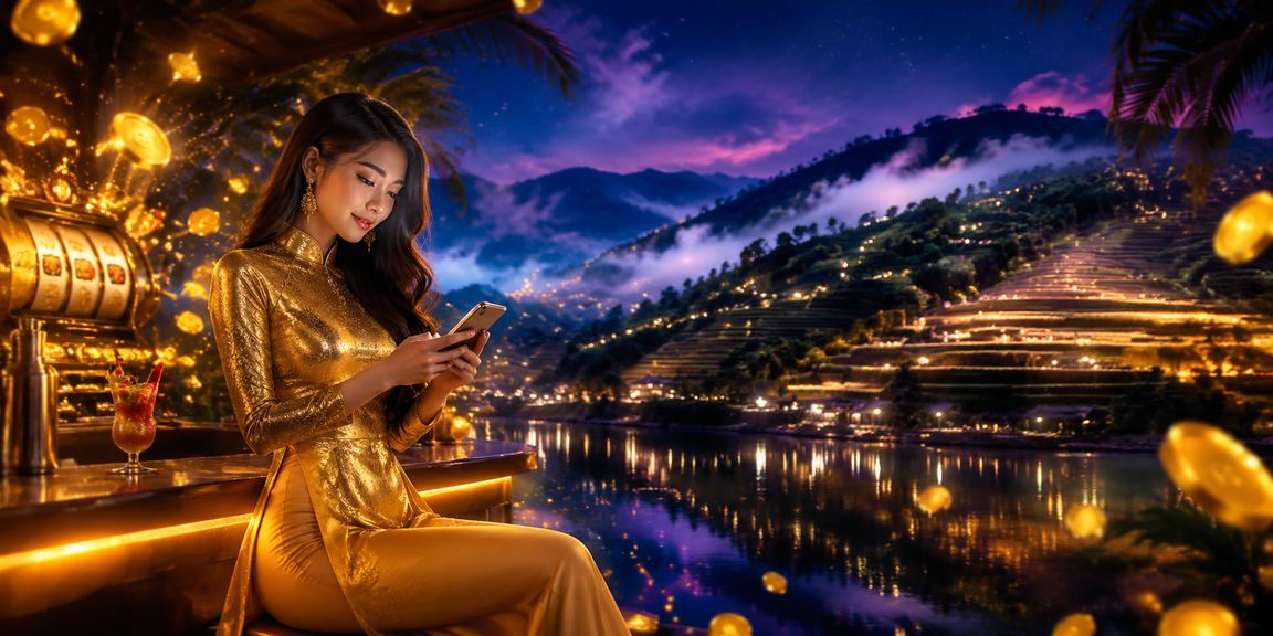 Hình ảnh áo dài Sapa kết hợp với giao diện slot 799bet